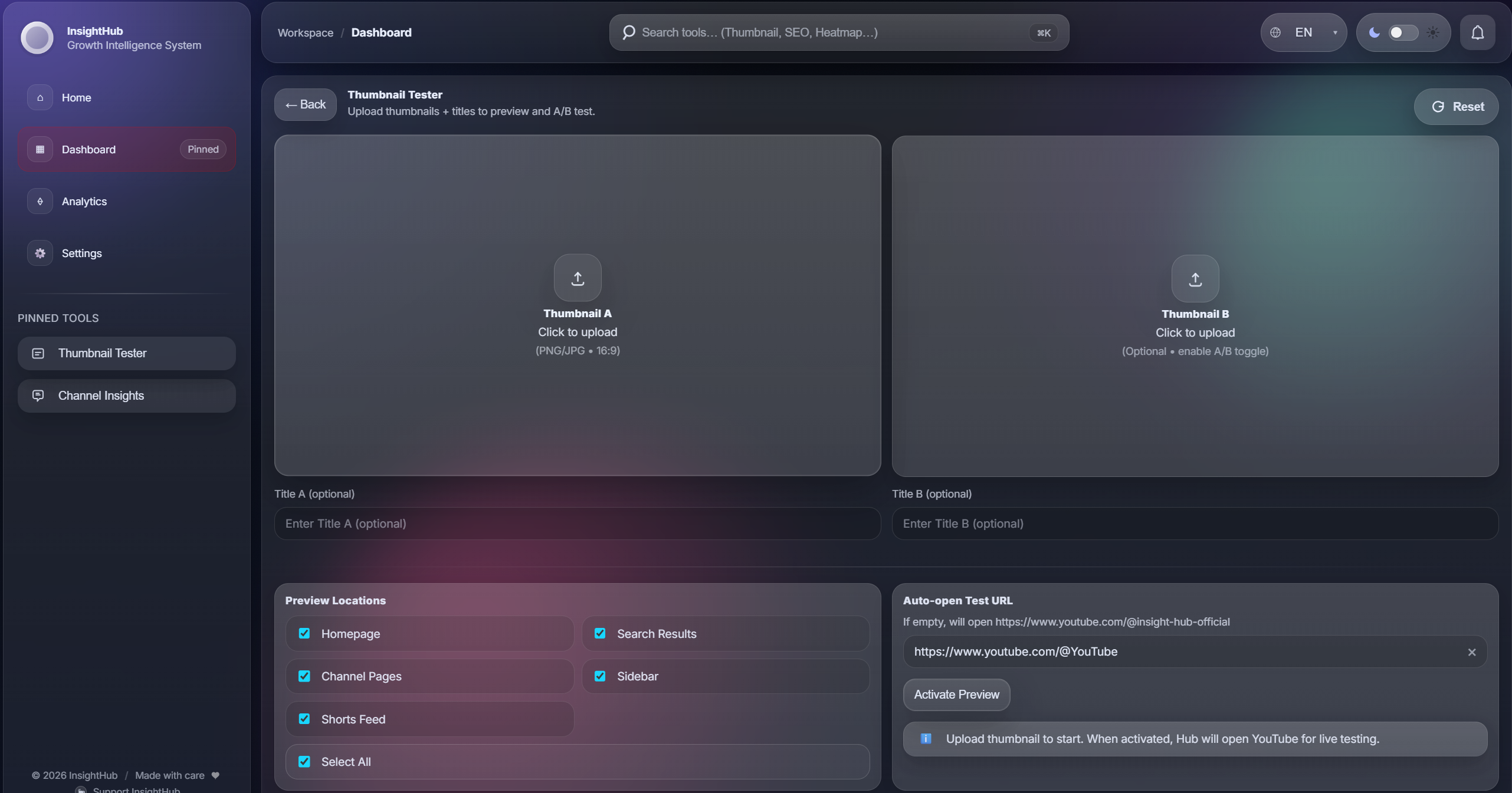 InsightHub for YouTube: A free toolkit that actually helps (no fluff, no fake promises)